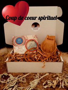 **Coffret spirituel «Yändia’wich/Tortue».  Sequoia, produits 100% autochtones du Québec! (VOIR DESCRITION)